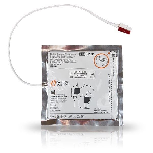 Cardiac Science Powerheart AED G3 Pad Electrodes (Adult)