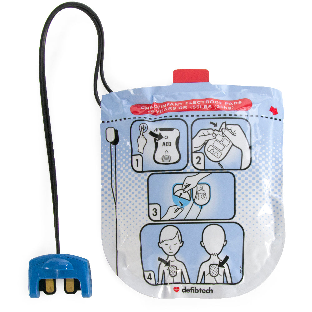 Defibtech Lifeline VIEW/PRO/ECG AED Pads (Pediatric)