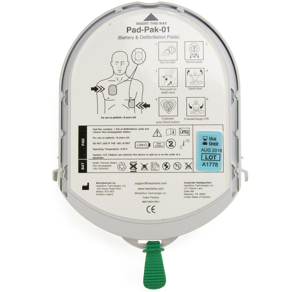 HeartSine Samaritan AED PAD-PAK (Adult)
