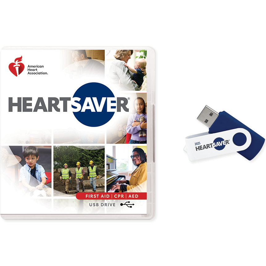 Heartsaver® First Aid CPR AED Course Videos (USB)