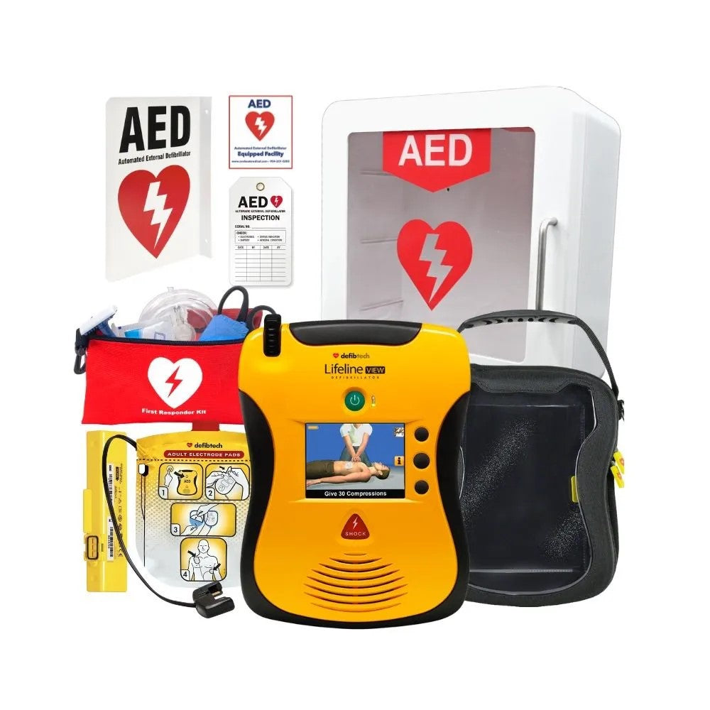 Defibtech Lifeline View AED Complete Package