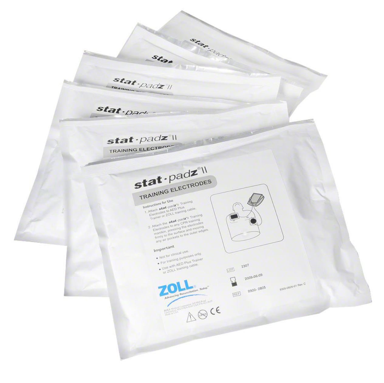 ZOLL AED Plus Stat-Padz Adult/Child Training Pads
