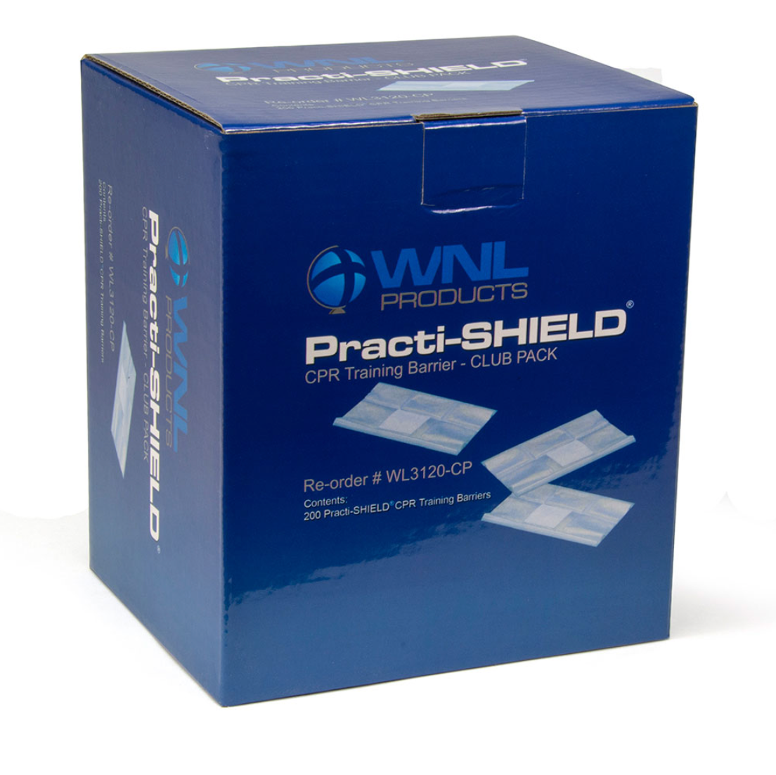 WNL Practi-SHIELD CPR Training Face Shields (36-Pack)