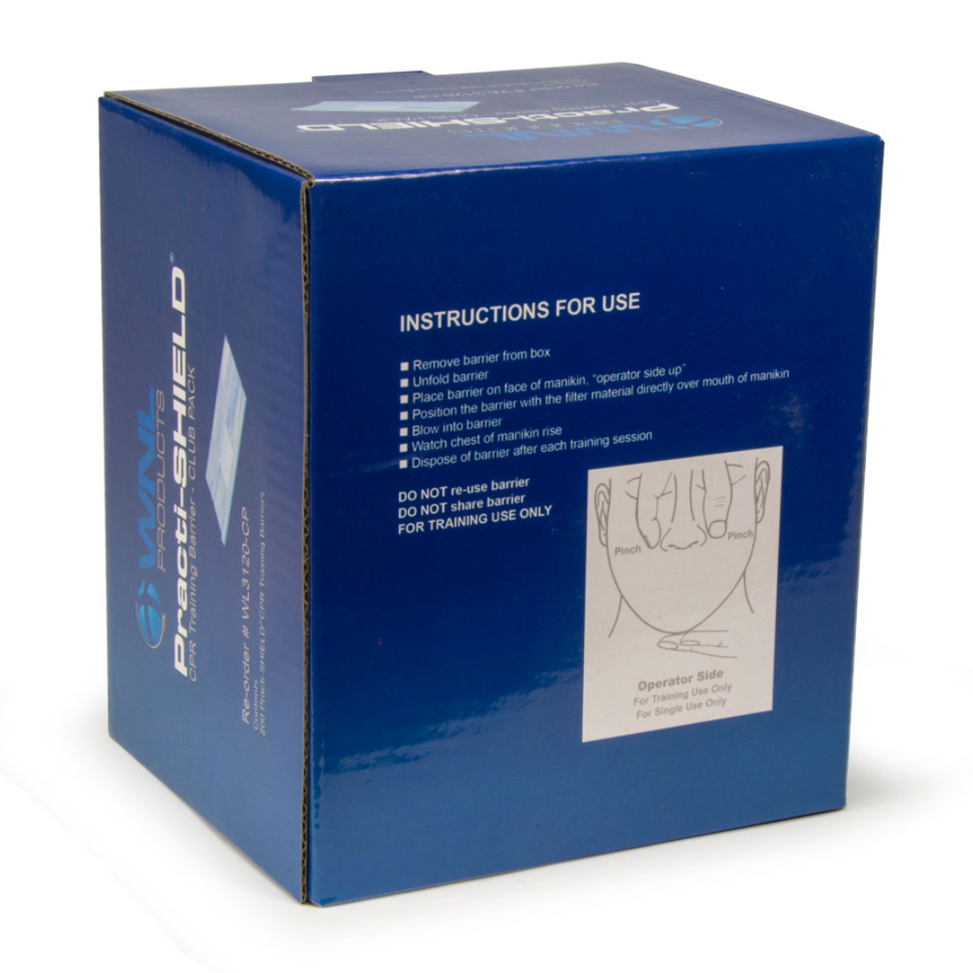 WNL Practi-SHIELD CPR Training Face Shields (36-Pack)